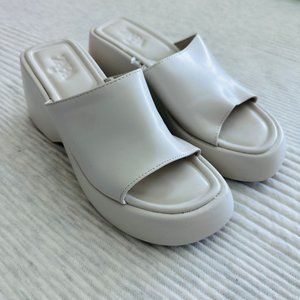 ZARA CHUNKY WEDGE SANDALS